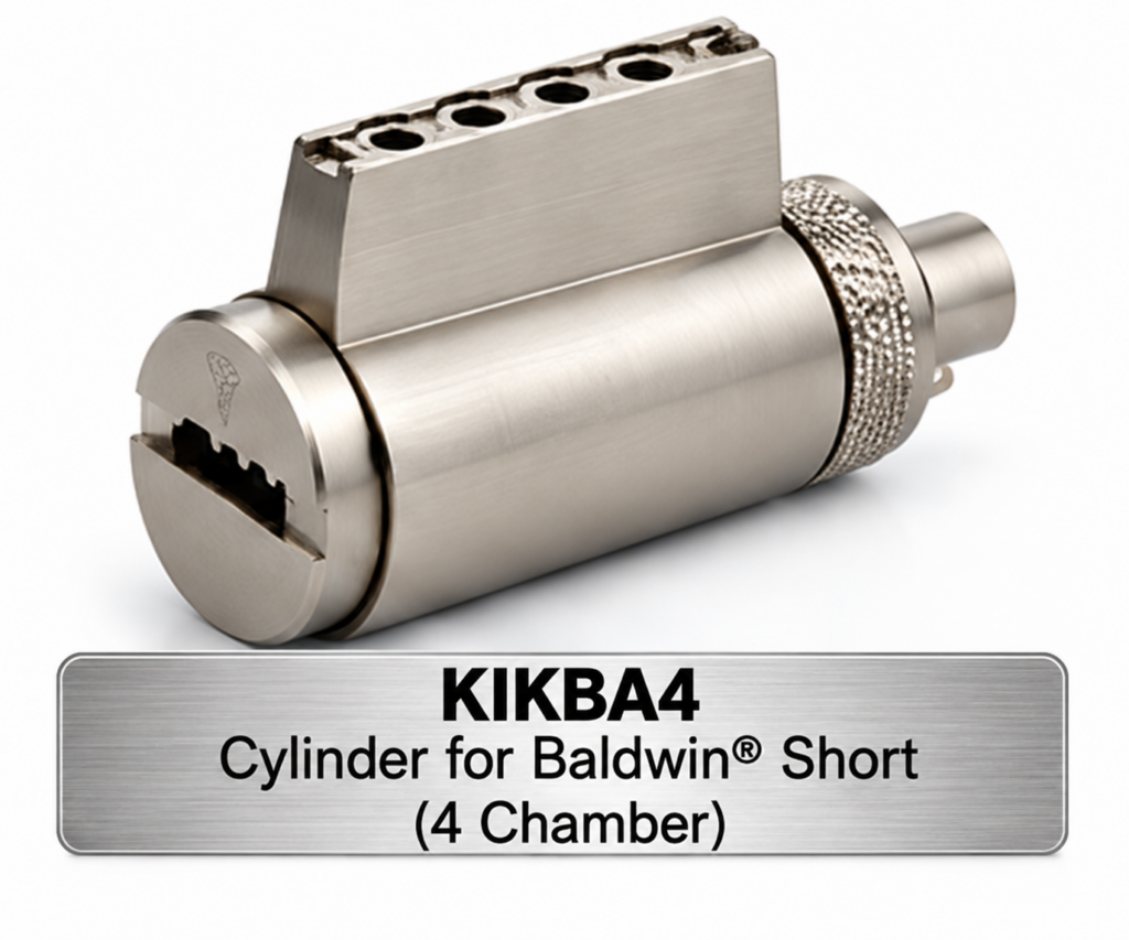 Mul-T-Lock KIKBA4 cylinder for Baldwin Short (4 chamber)