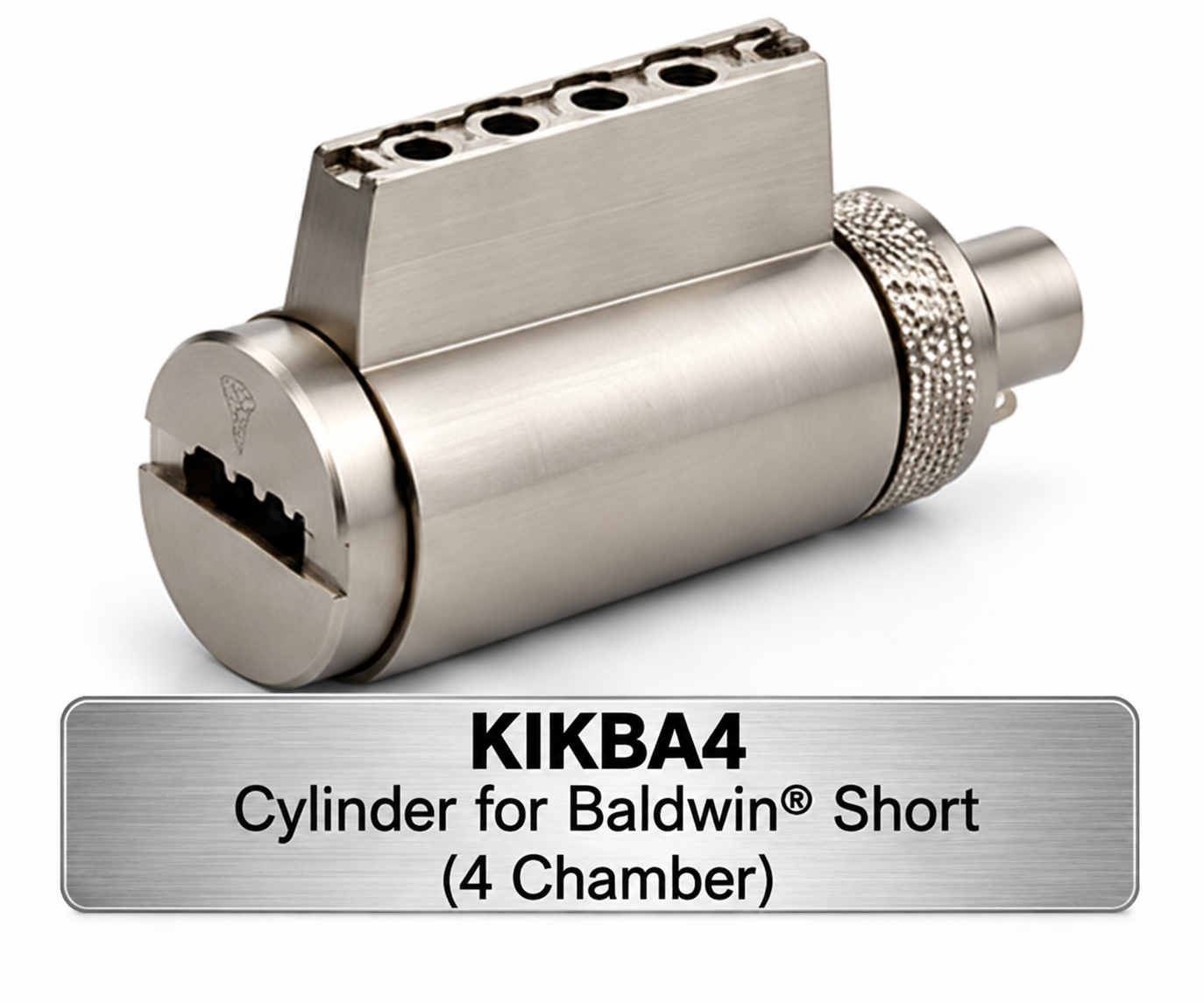 Mul-T-Lock KIKBA4 cylinder for Baldwin Short (4 chamber)