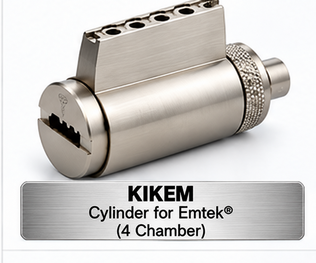 Mul-T-Lock KIKEM cylinder for Emtek (4 chamber)