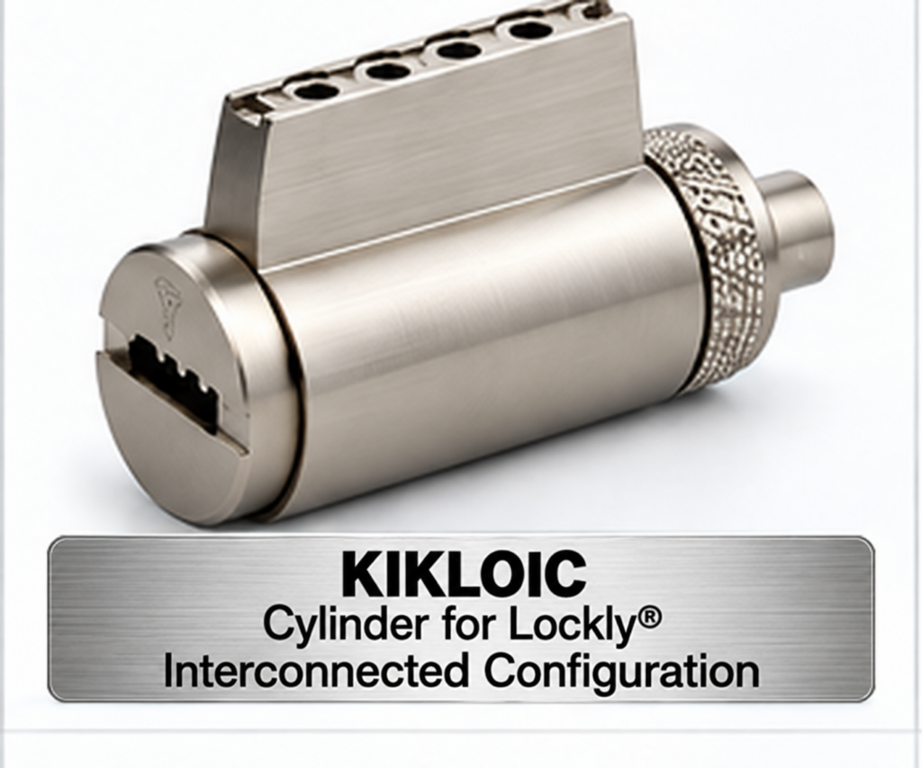 Mul-T-Lock KIKLOIC cylinder for Lockly interconnected