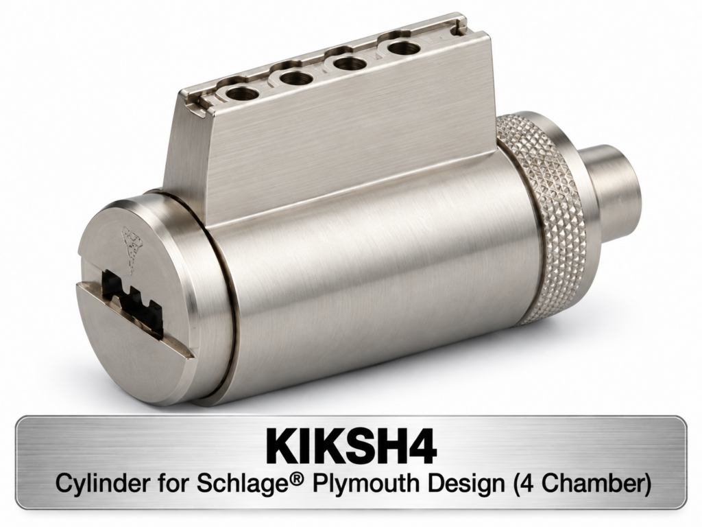 Mul-T-Lock KIKSH4 cylinder for Schlage Plymouth (4 chamber)