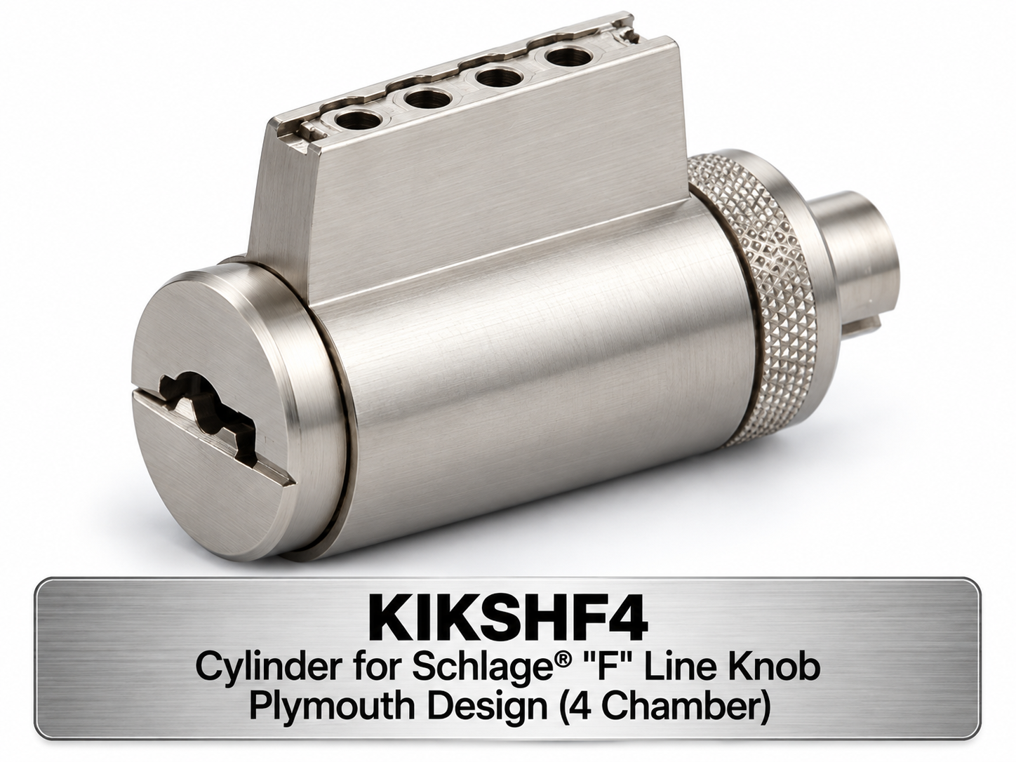 Mul-T-Lock KIKSHF4 cylinder for Schlage F Line knob (4 chamber)